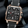 MEGIR 2061 Top Brand Luxury Chronograph Quartz Watches Clock Men Leather Sport Army Military Wrist Watches 2019 Hot Selling